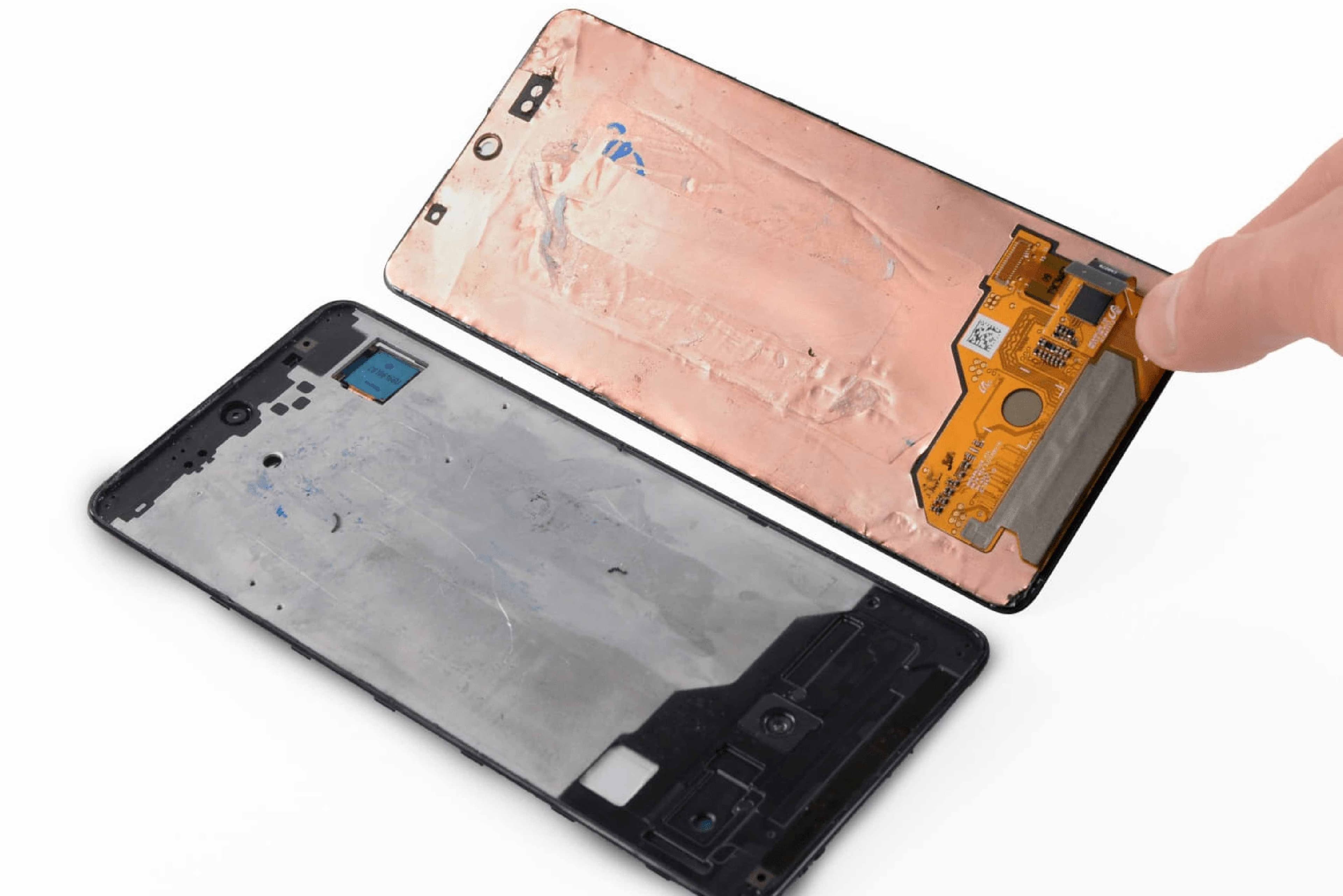 Cambio de pantalla (LCD y touch)