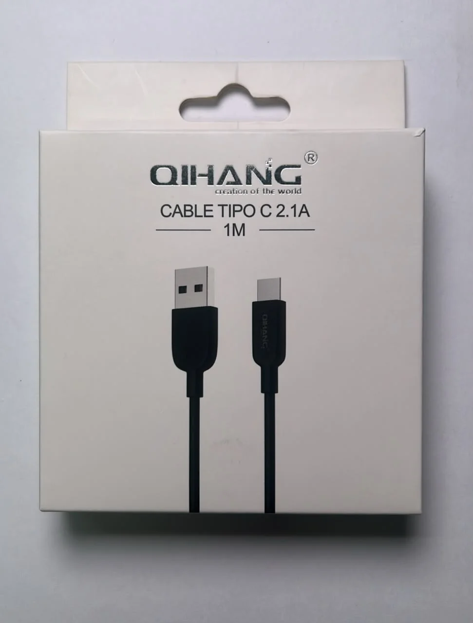 Cable USB-C QIHANG 2.1A 1 metro