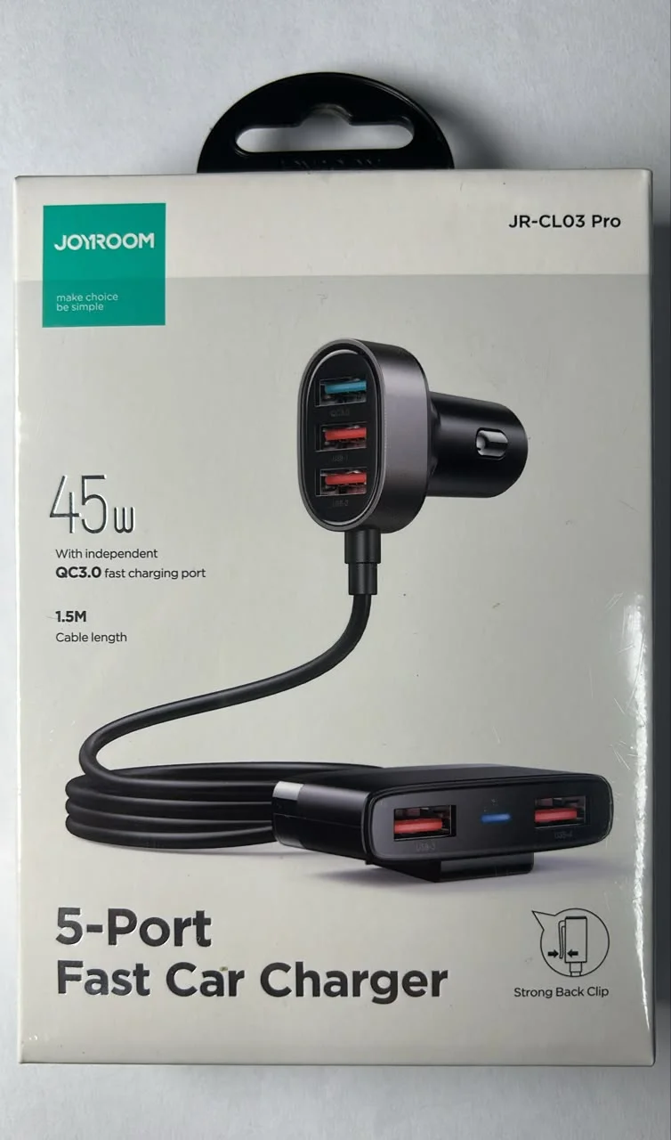 Cargador JOYROOM JR-CL03 Pro 45W 5 Puertos | TITANCELL