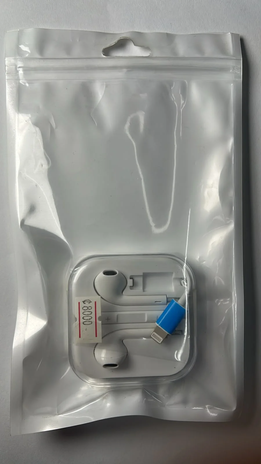 Audífonos Alámbricos Lightning para iPhone con Micrófono – Blanco