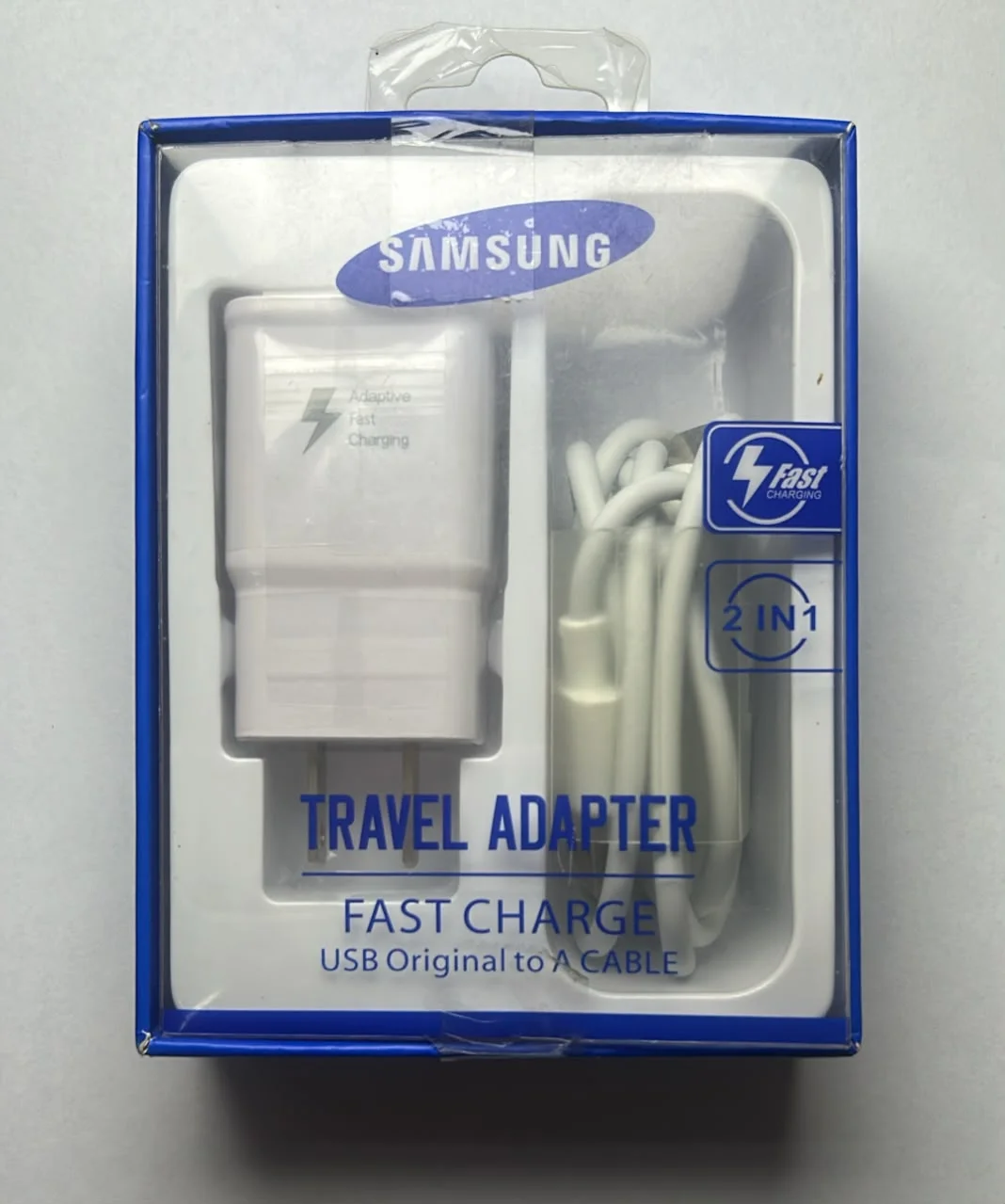 Cargador Samsung Fast Charging con Cable USB-A a USB-C