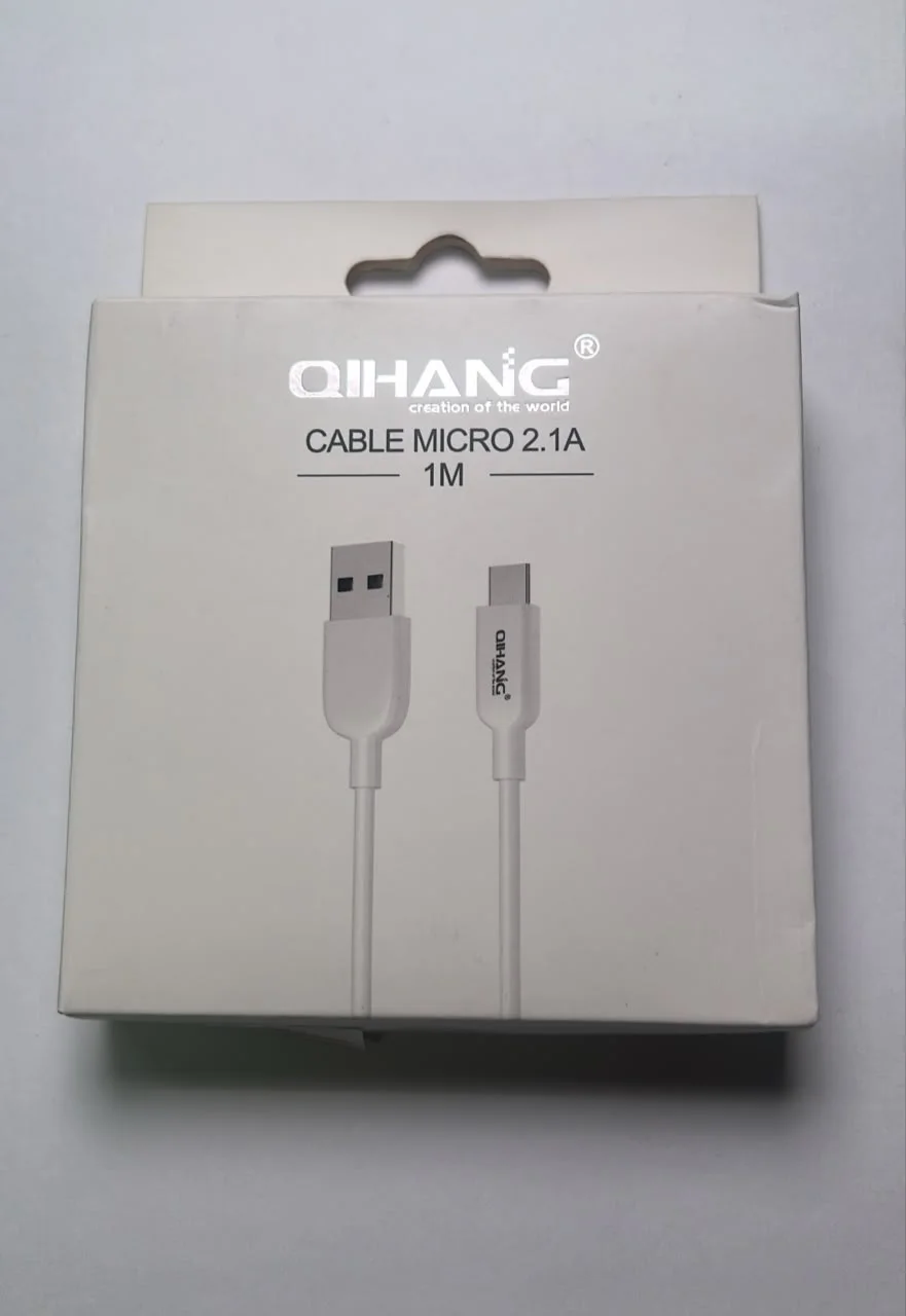 Cable Micro USB QIHANG 2.1A 1 metro