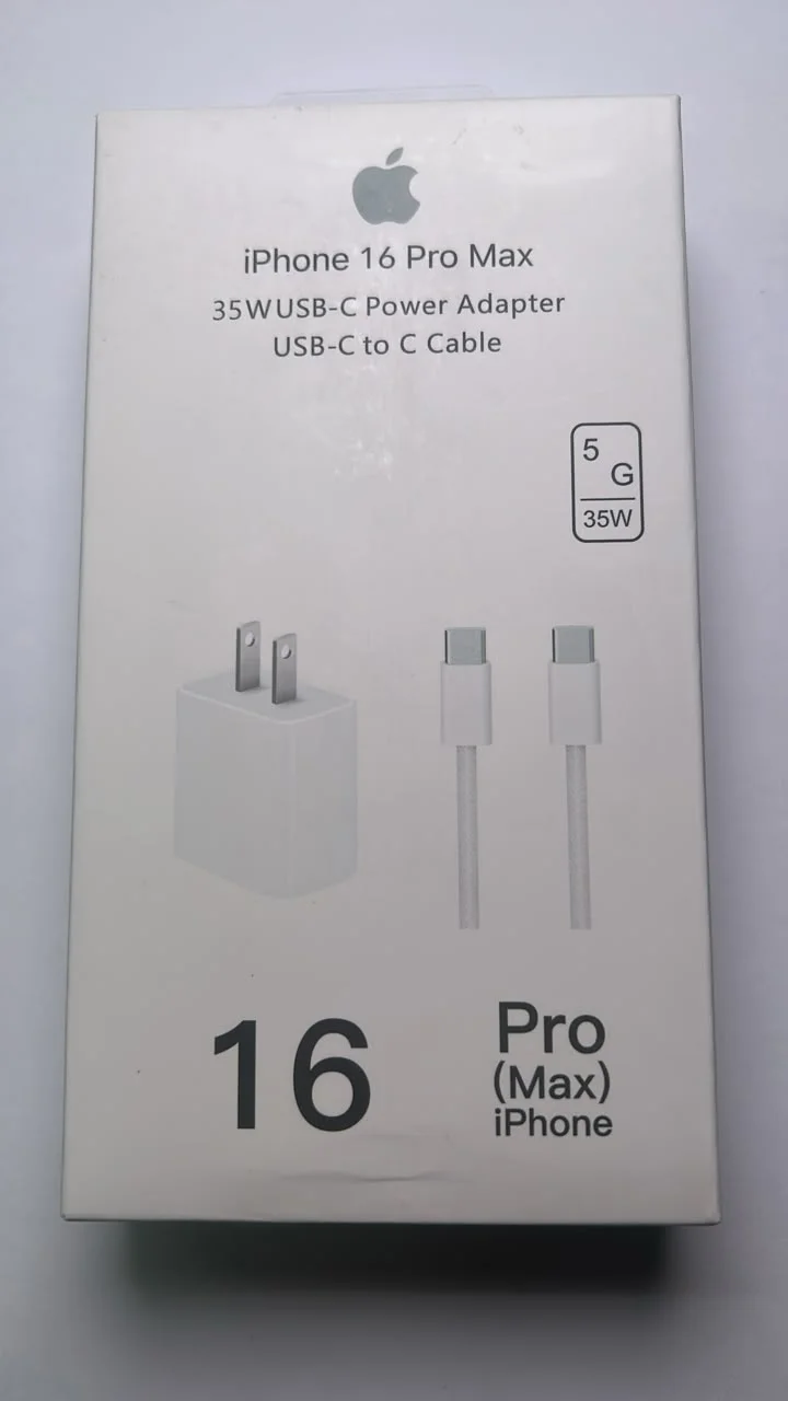 Cargador USB-C 35W para iPhone16 + Cable USB-C