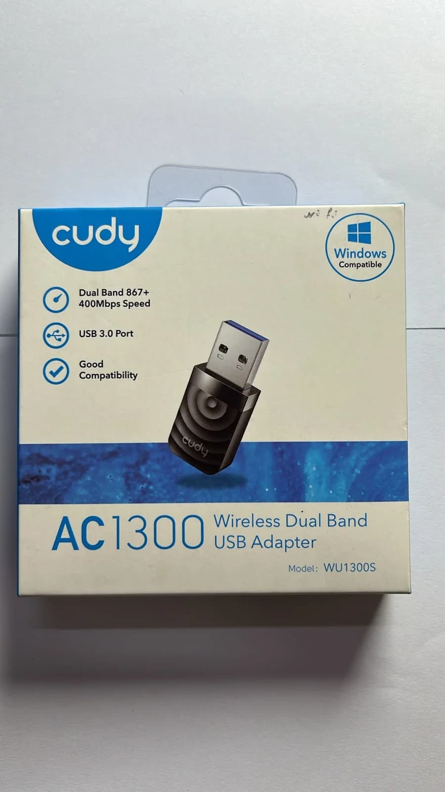 Adaptador WiFi USB 3.0 Cudy WU1300S AC1300 Dual Band 2.4GHz y 5GHz