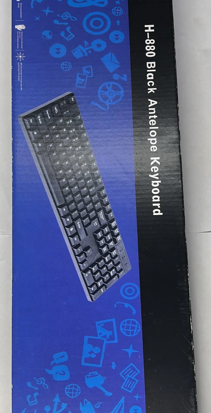 Teclado USB H-880 Black Antelope – Negro