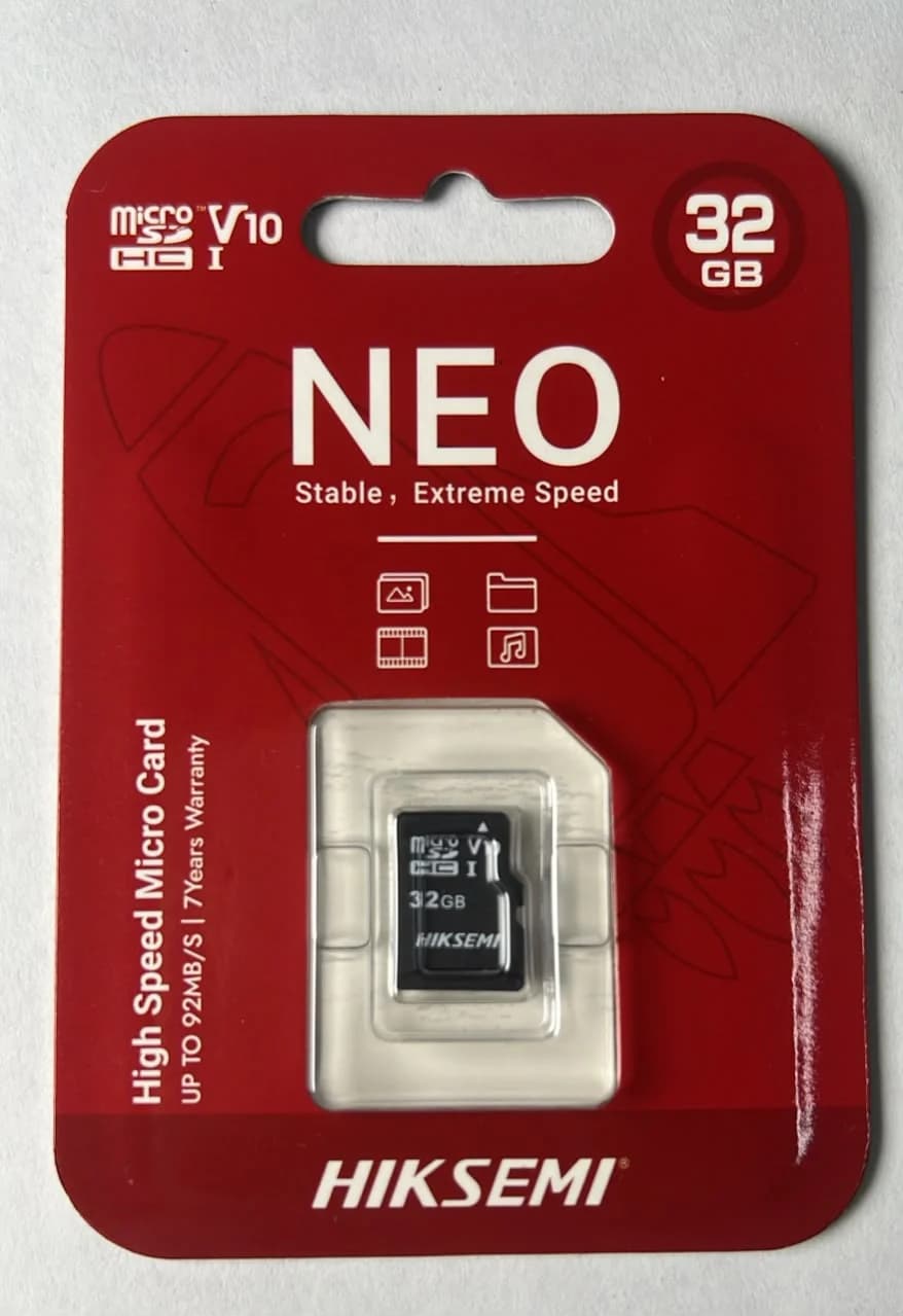 Memoria MicroSD HIKSEMI NEO 32GB V10
