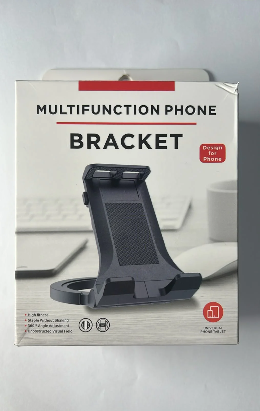Soporte Universal de Escritorio para Celular y Tablet Ajustable 360°