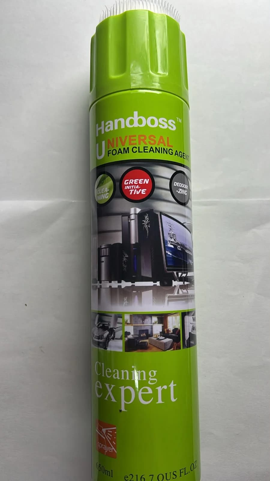 Espuma Limpiadora Multiusos Handboss Universal 650 ml con Cepillo