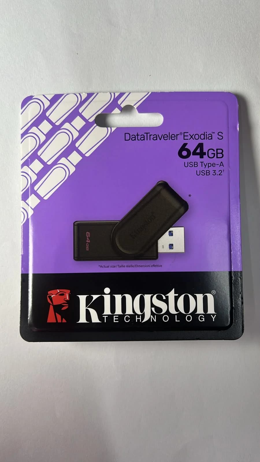 Memoria USB Kingston DataTraveler Exodia S 64GB USB 3.2