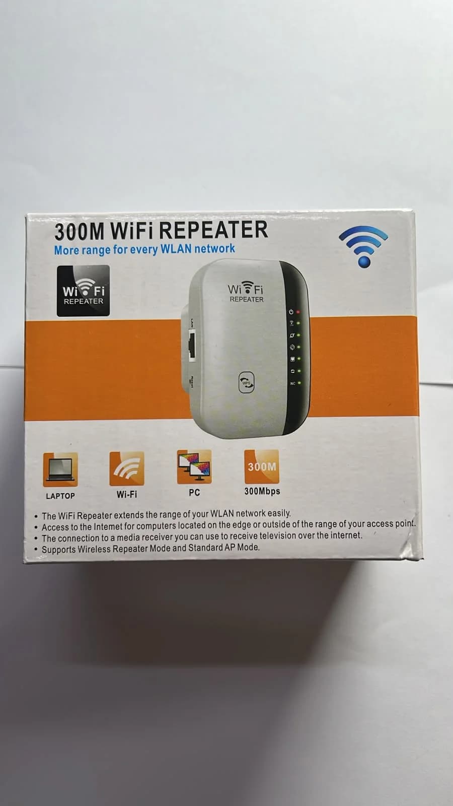 Repetidor WiFi 300Mbps – Amplificador de Señal Inalámbrica con WPS