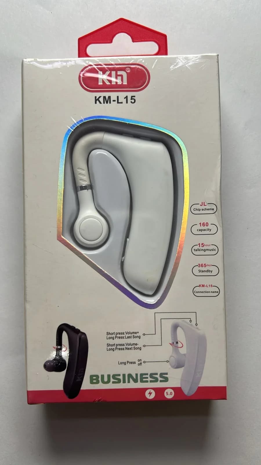 Audífono Bluetooth KH KM-L15 – Manos Libres Business Inalámbrico