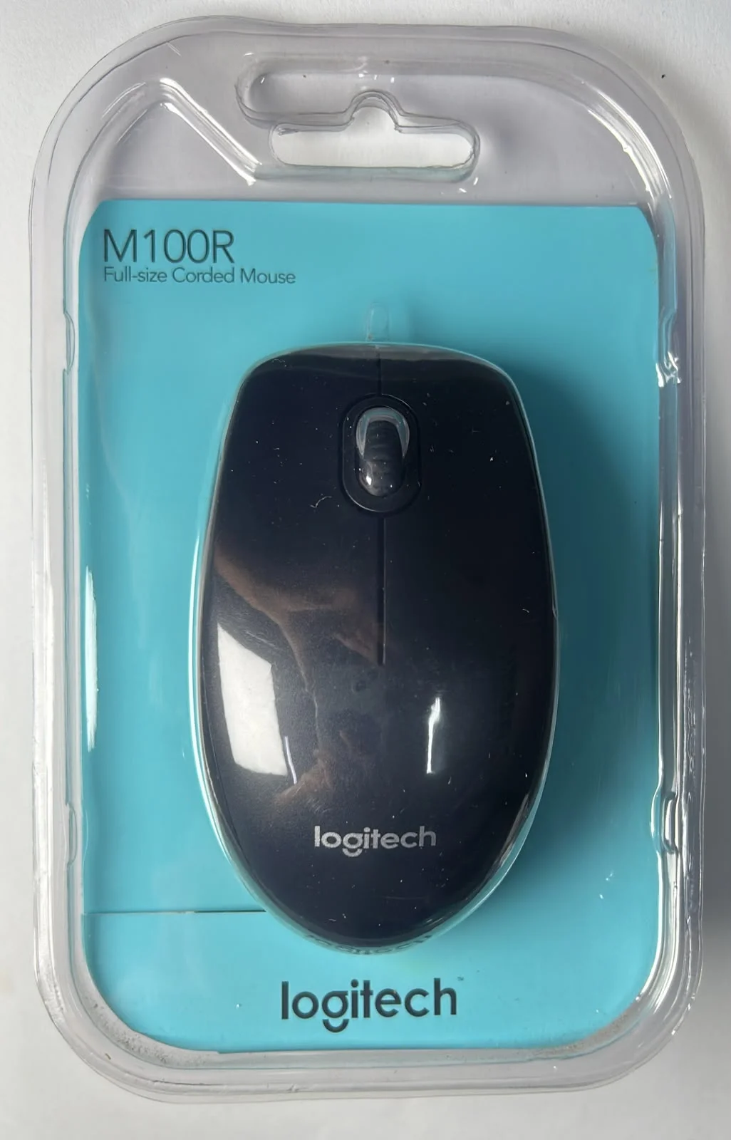 Mouse Logitech M100R con Cable USB – Negro