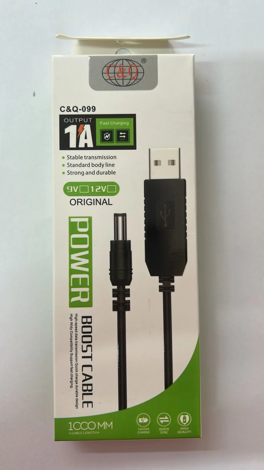 Cable de Alimentación USB-A a DC C&Q C&Q-099 1A – 1 Metro